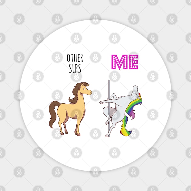 Other slp Unicorn Magnet by IndigoPine